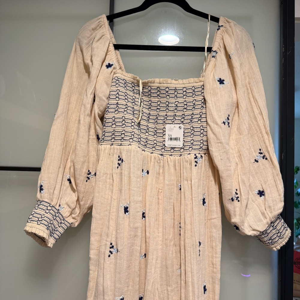 Free people dahlia embroidered jumpsuit - Picture 7 of 7